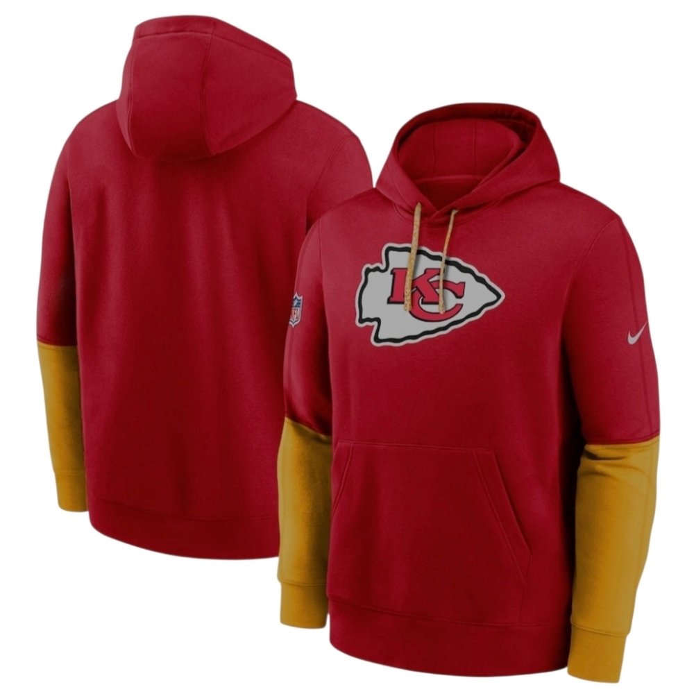 Nike Kansas City Chiefs Sideline Club Hoodie‎ Men's Medium-New with Tags
